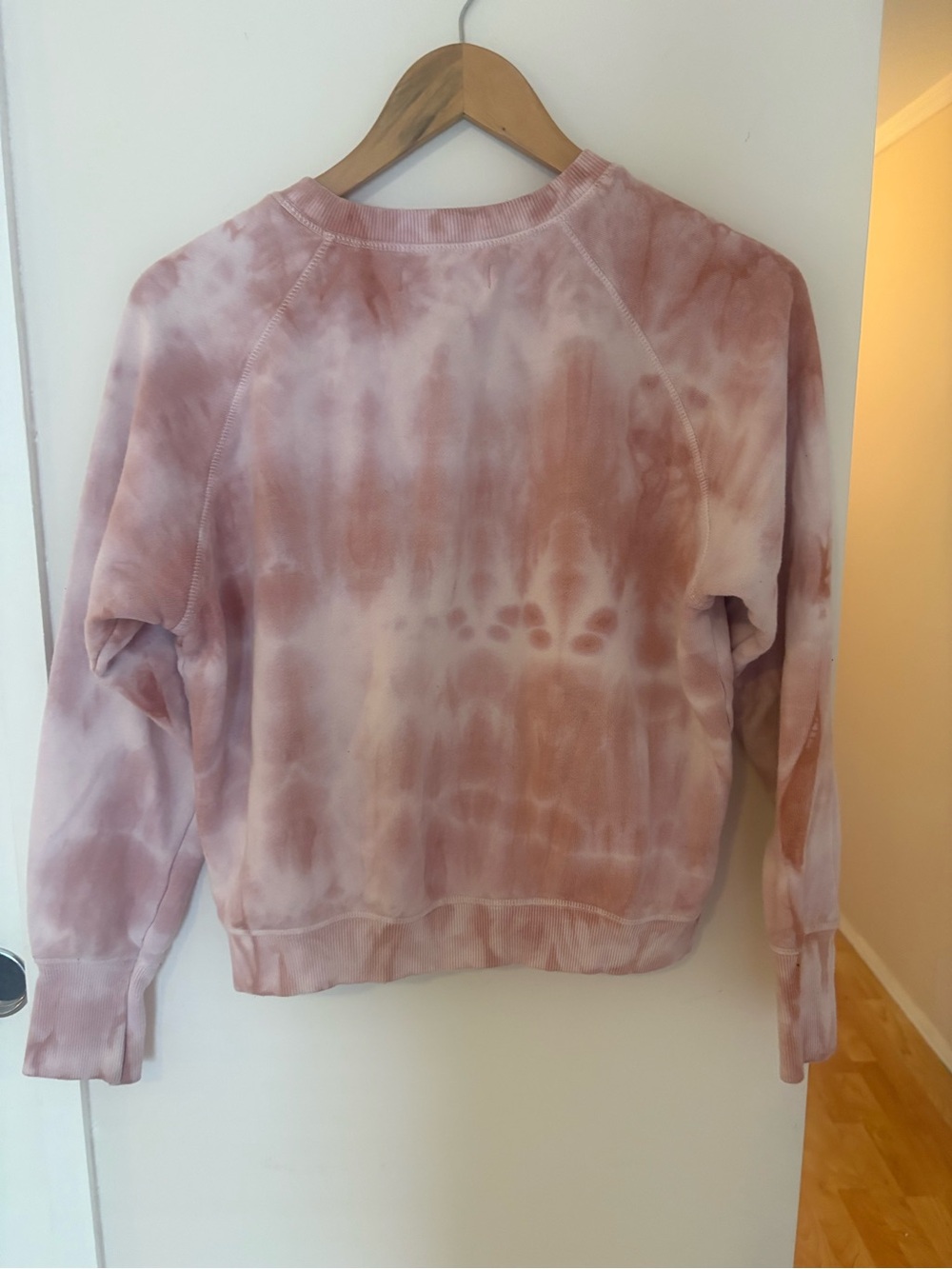 Spiritual Gangster Tie-Dye Crew Sweatshirt - Mauve Blush - Picture 4 of 4